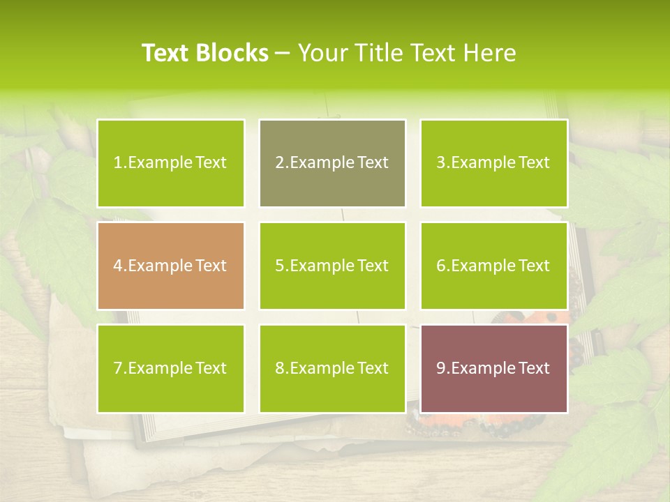 Book Decoration Retro PowerPoint Template