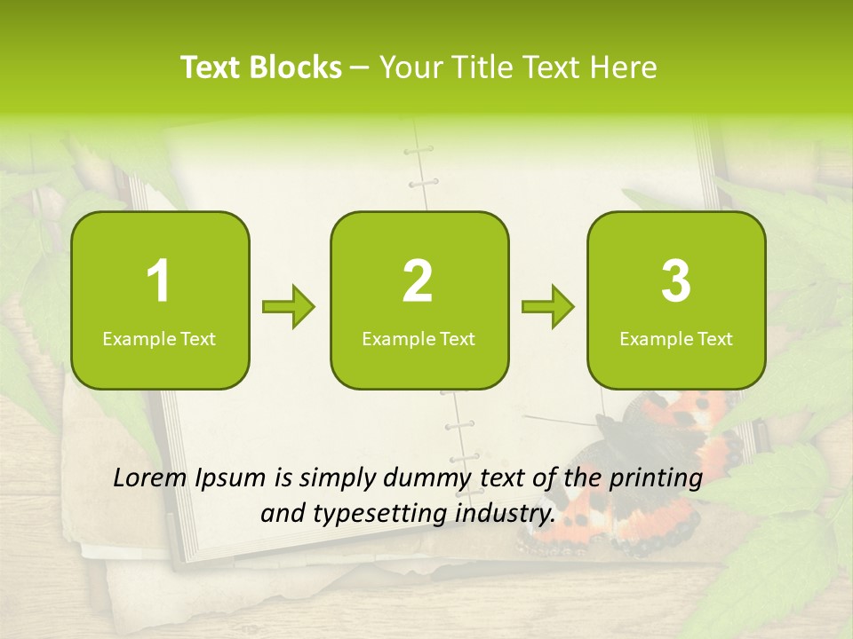 Book Decoration Retro PowerPoint Template