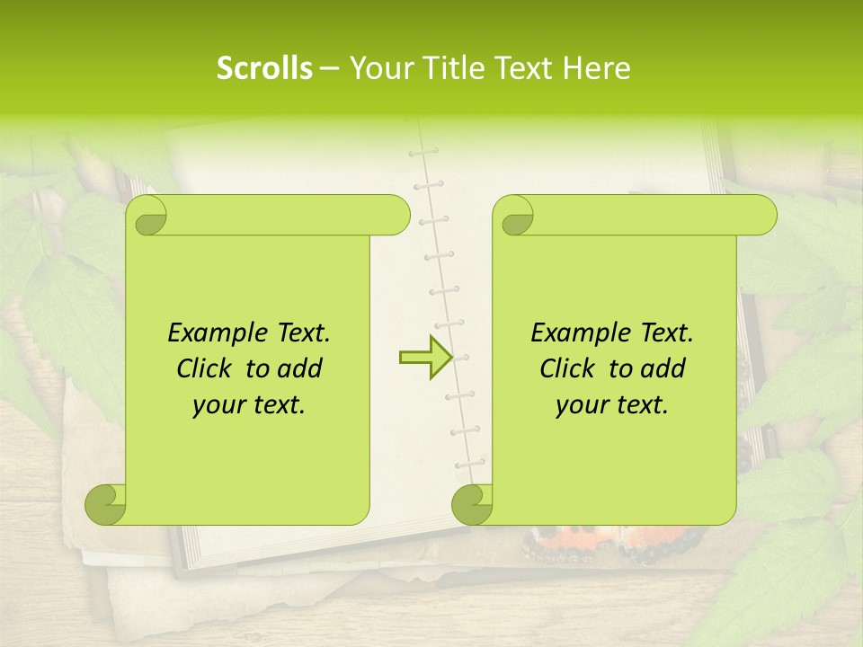 Book Decoration Retro PowerPoint Template