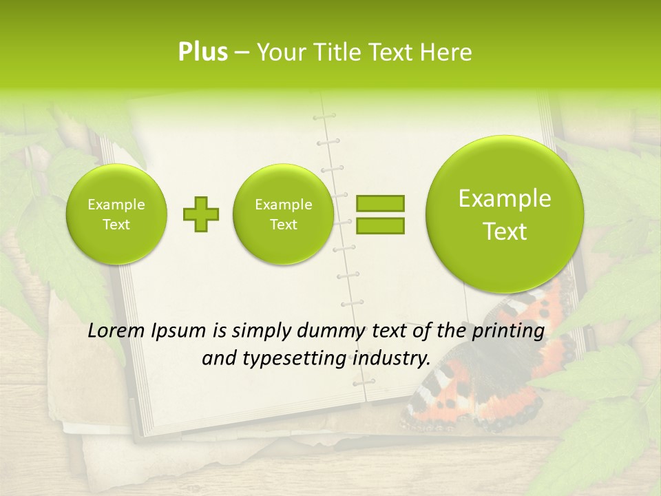 Book Decoration Retro PowerPoint Template