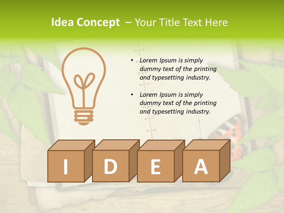 Book Decoration Retro PowerPoint Template