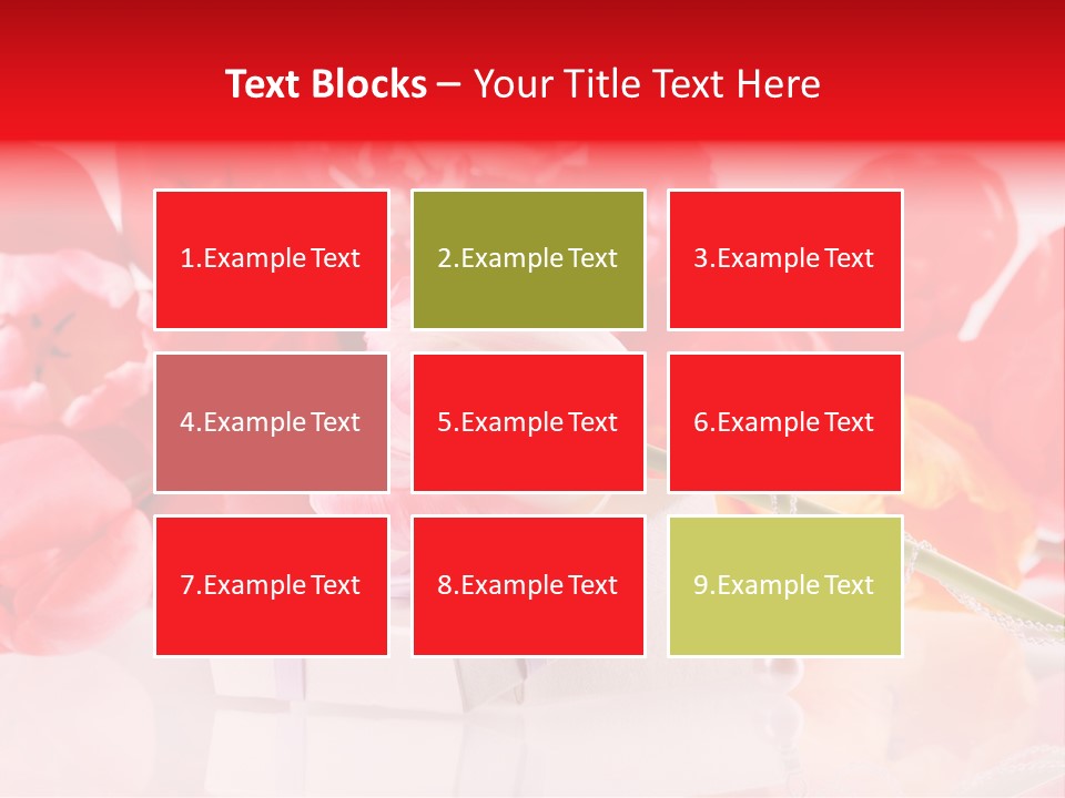 Flowers And Gift PowerPoint Template