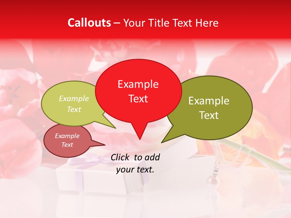 Flowers And Gift PowerPoint Template