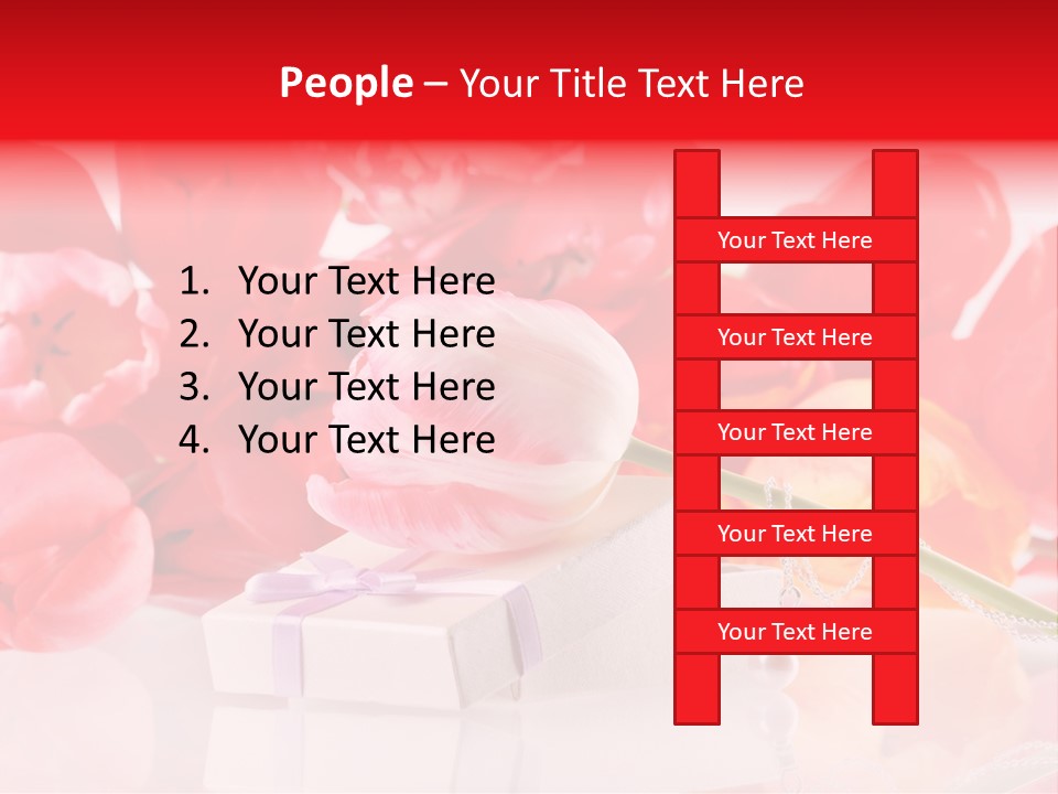 Flowers And Gift PowerPoint Template