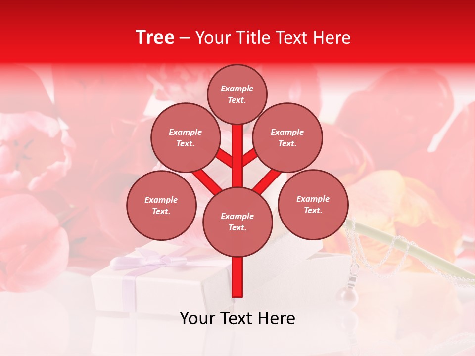 Flowers And Gift PowerPoint Template