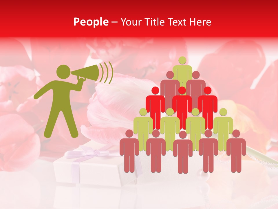 Flowers And Gift PowerPoint Template