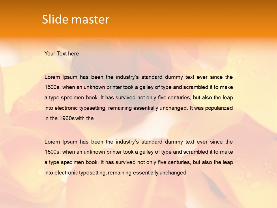 Beauty Flowers PowerPoint Template