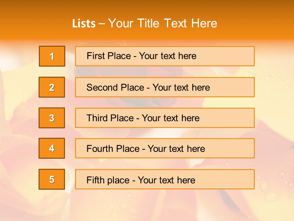 Beauty Flowers PowerPoint Template