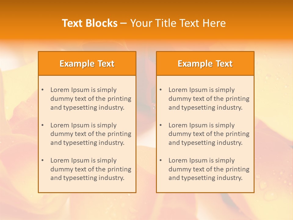 Beauty Flowers PowerPoint Template