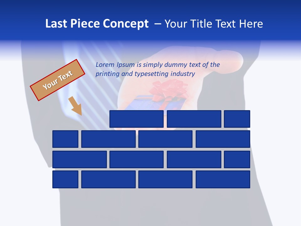 Debit Presents Card PowerPoint Template