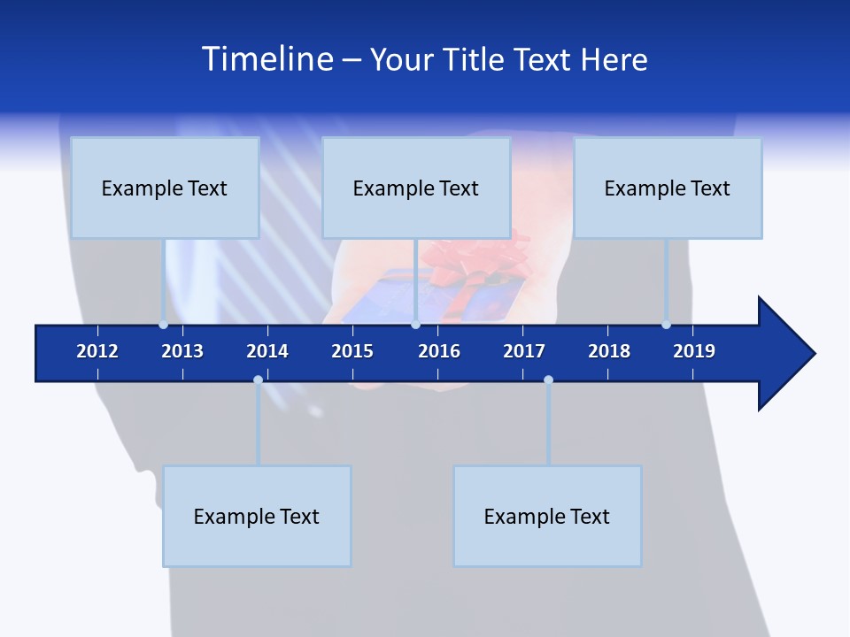 Debit Presents Card PowerPoint Template