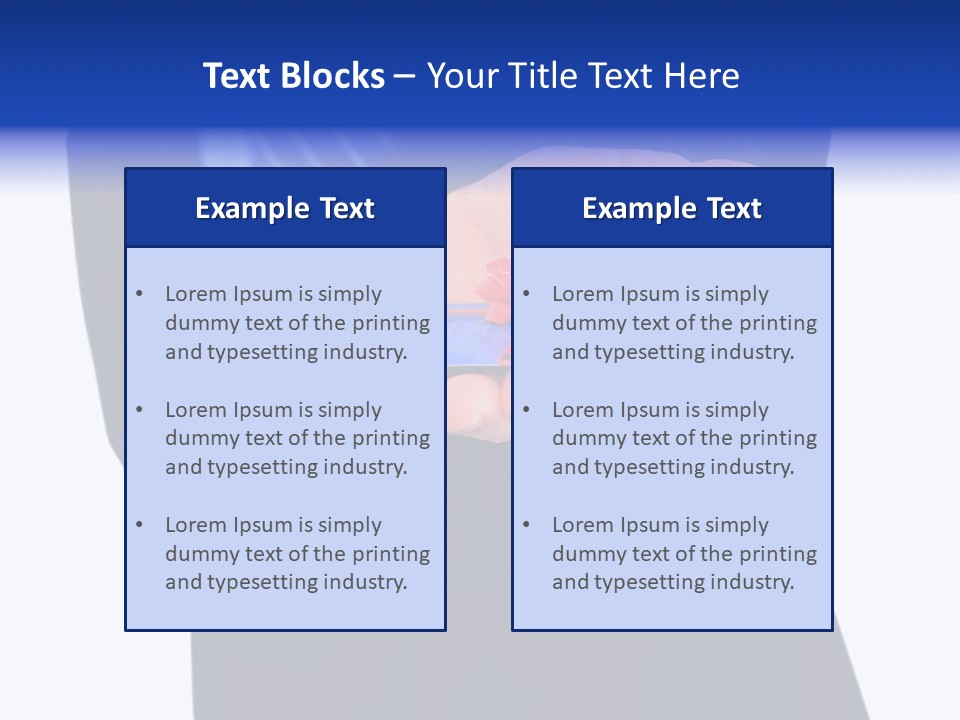 Debit Presents Card PowerPoint Template