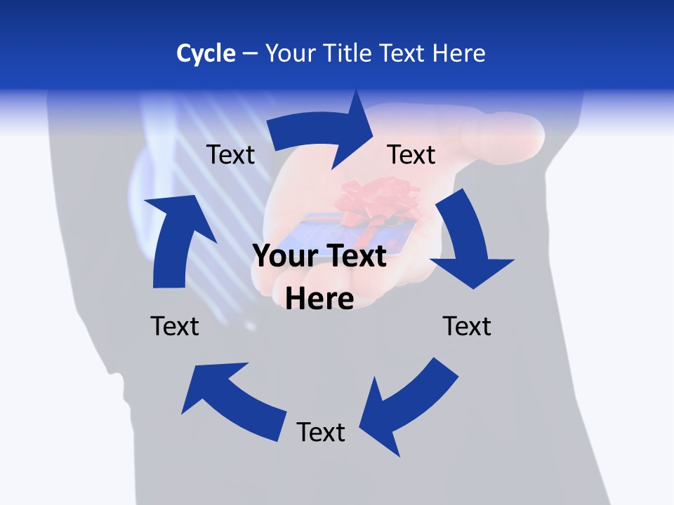 Debit Presents Card PowerPoint Template