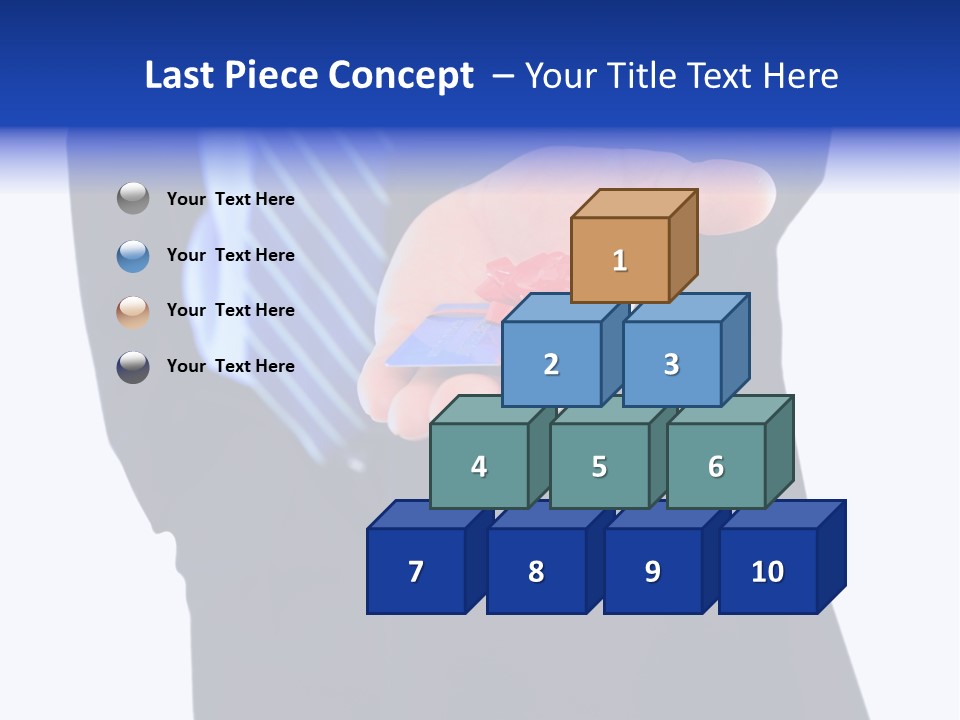 Debit Presents Card PowerPoint Template