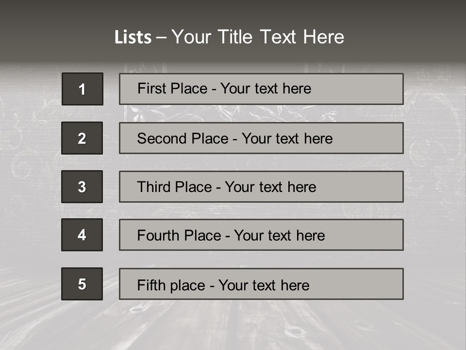 Photography Wood PowerPoint Template