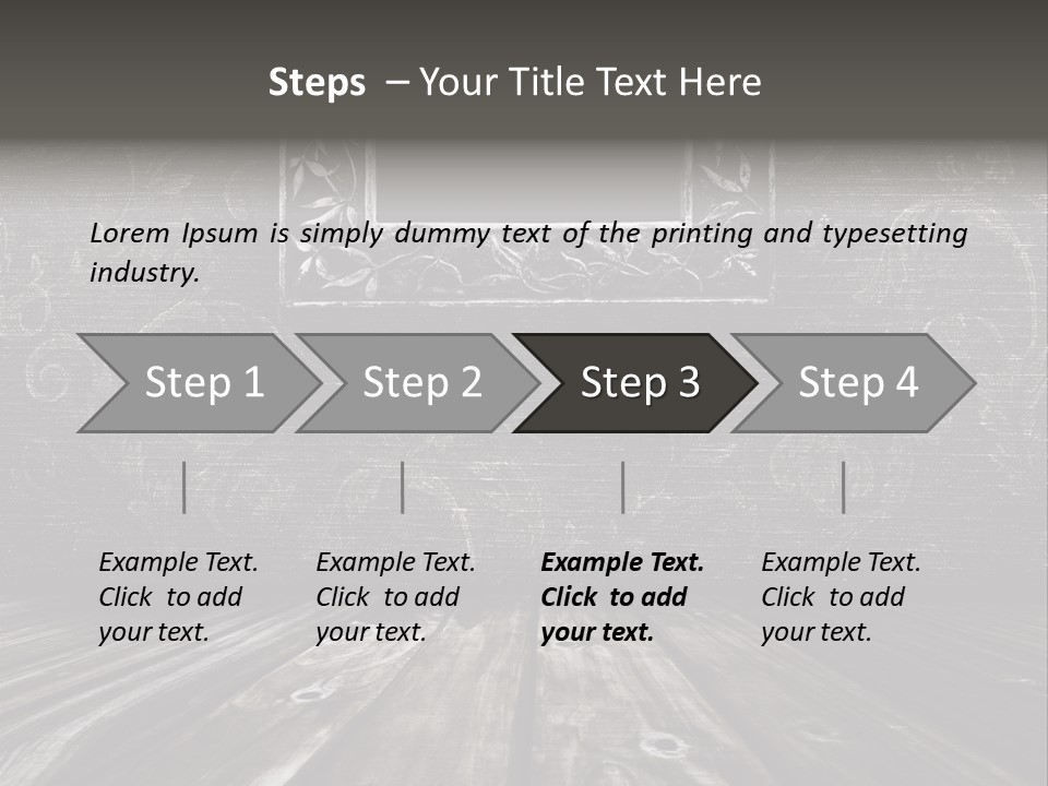 Photography Wood PowerPoint Template