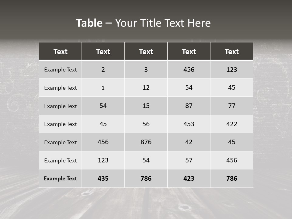 Photography Wood PowerPoint Template