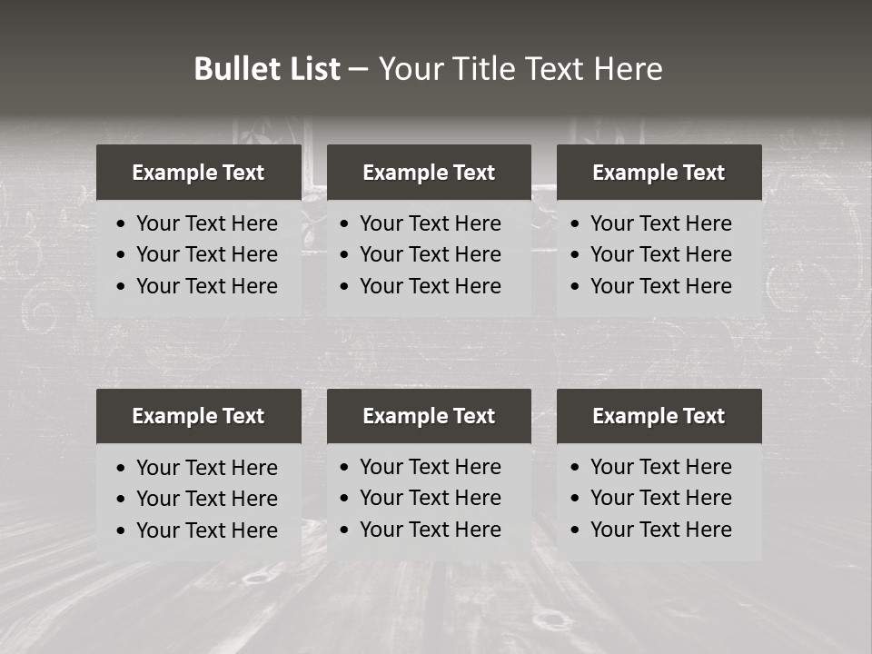 Photography Wood PowerPoint Template