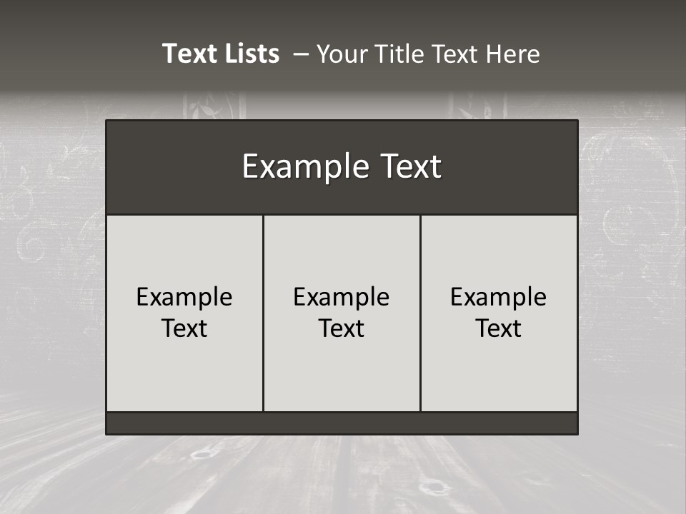 Photography Wood PowerPoint Template