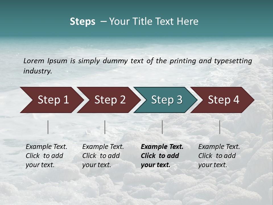 Horizontal Nature Landscape PowerPoint Template