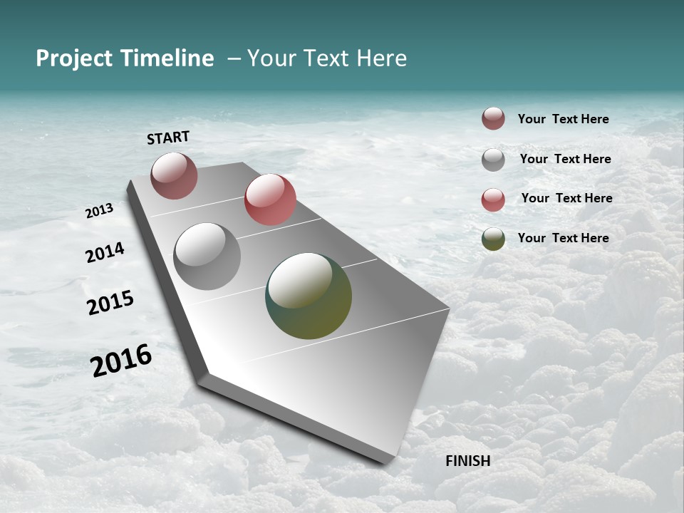 Horizontal Nature Landscape PowerPoint Template