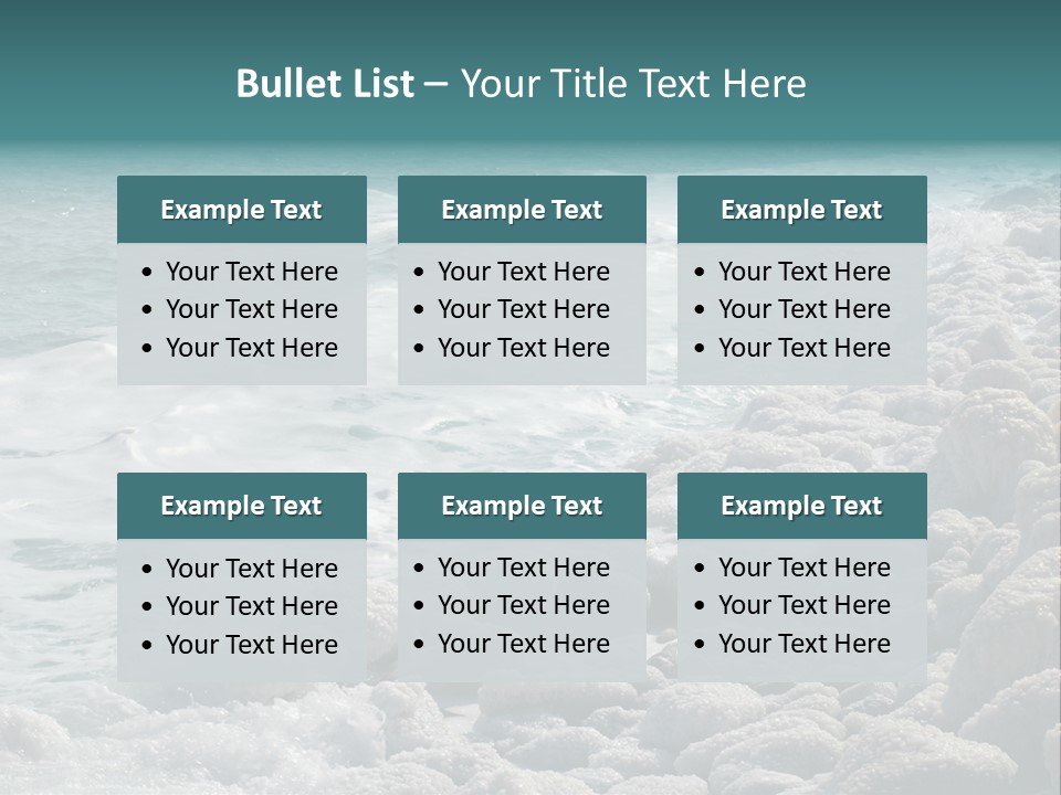 Horizontal Nature Landscape PowerPoint Template
