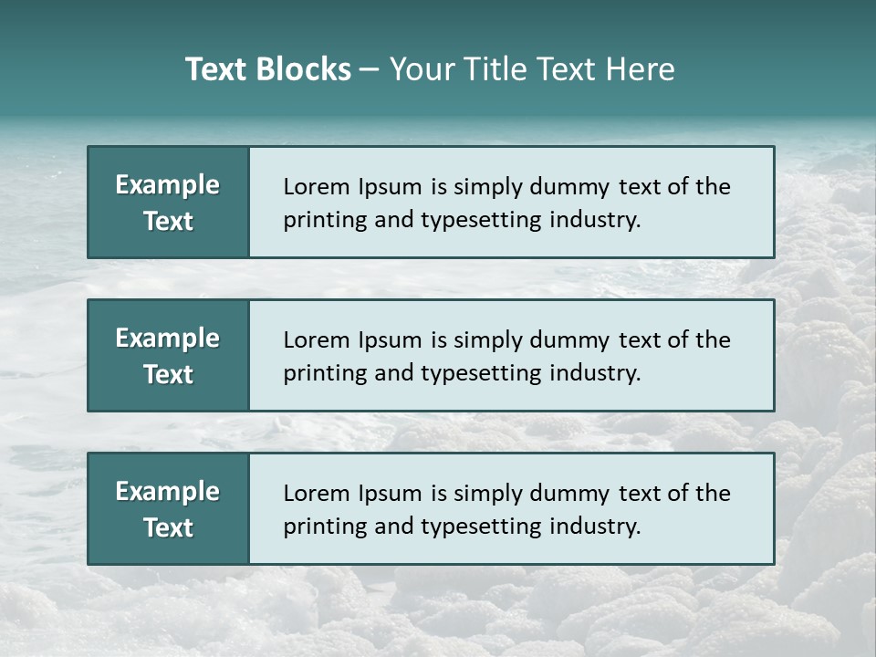 Horizontal Nature Landscape PowerPoint Template