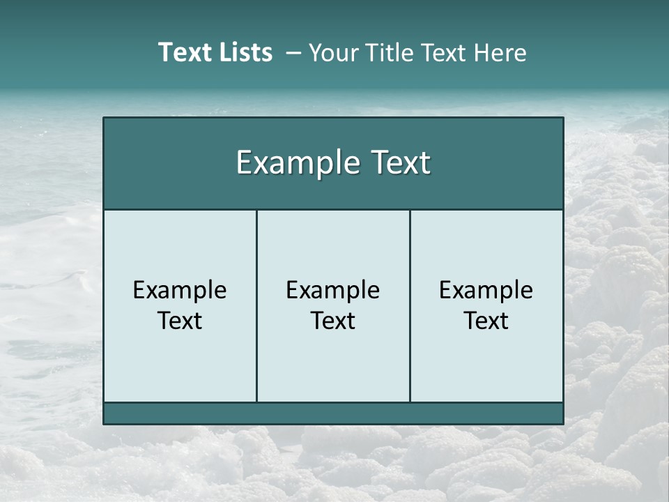 Horizontal Nature Landscape PowerPoint Template