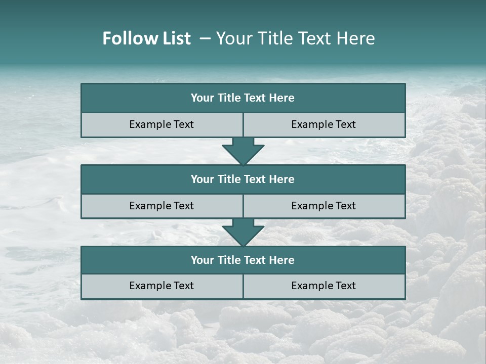 Horizontal Nature Landscape PowerPoint Template