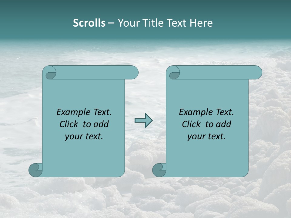 Horizontal Nature Landscape PowerPoint Template