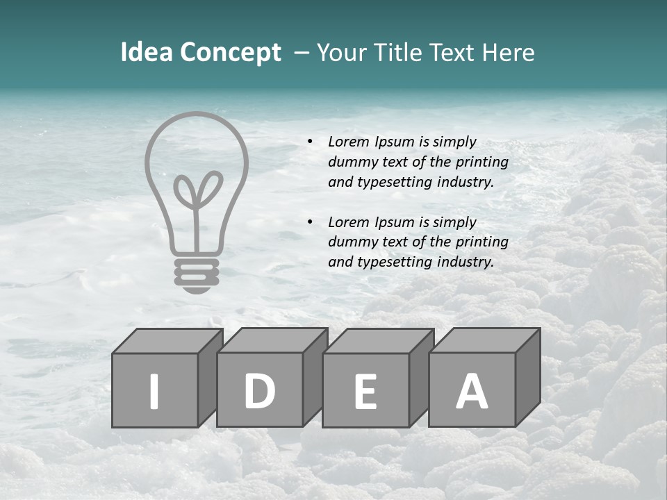 Horizontal Nature Landscape PowerPoint Template