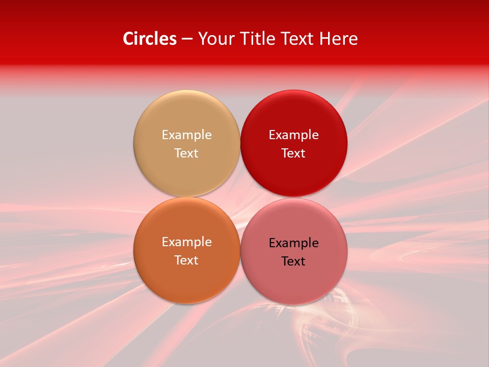 Red Wallpaper Abstract PowerPoint Template