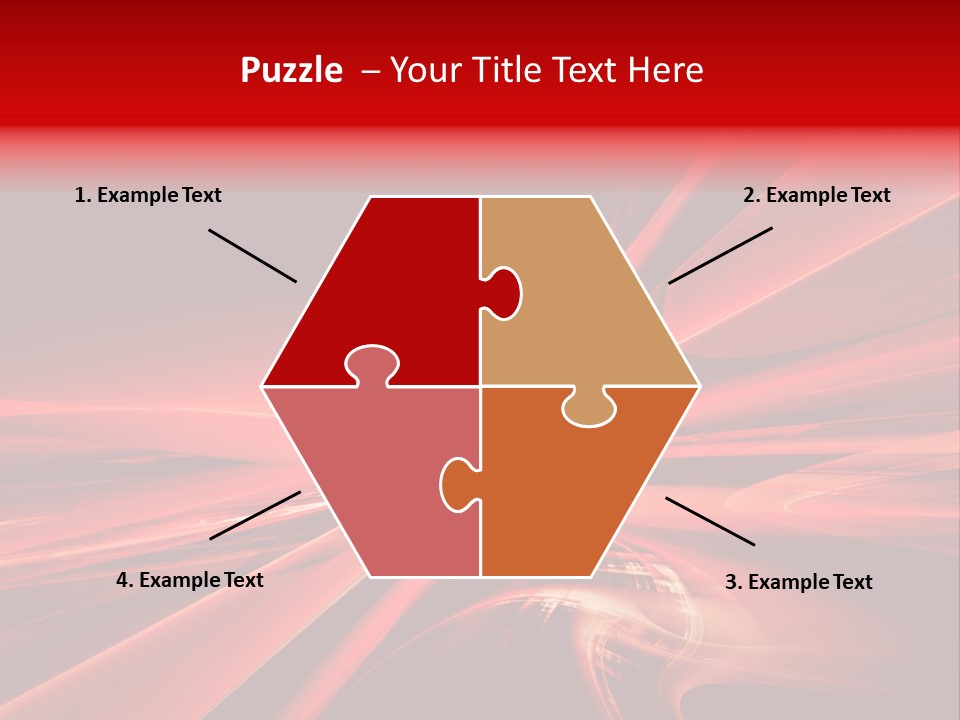 Red Wallpaper Abstract PowerPoint Template