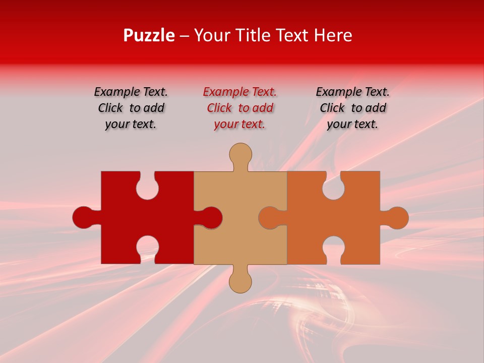 Red Wallpaper Abstract PowerPoint Template