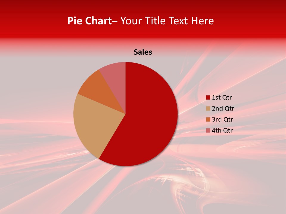 Red Wallpaper Abstract PowerPoint Template