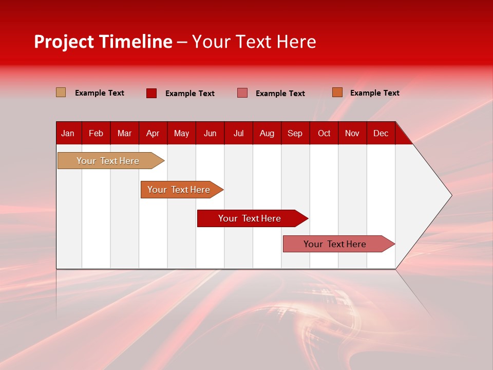 Red Wallpaper Abstract PowerPoint Template