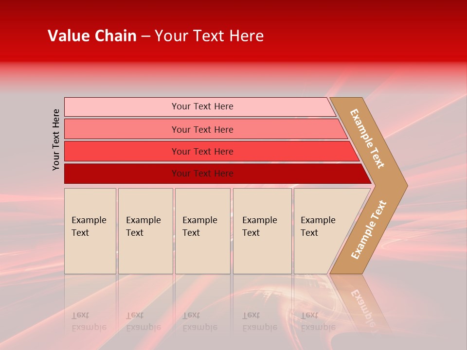 Red Wallpaper Abstract PowerPoint Template