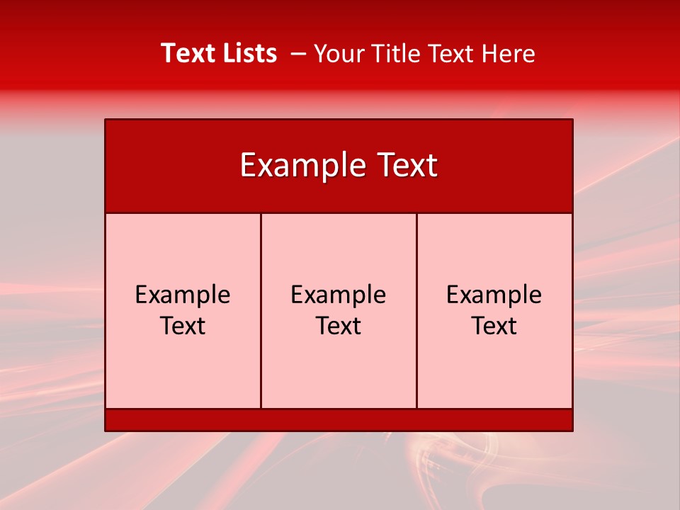 Red Wallpaper Abstract PowerPoint Template