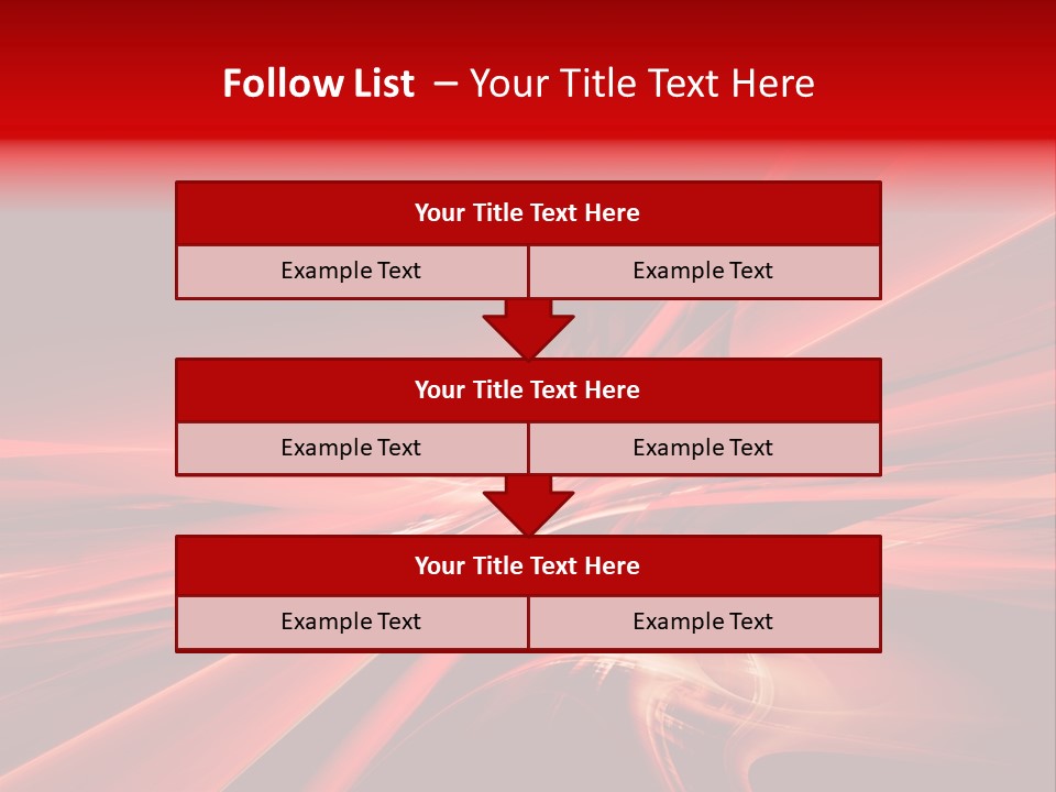 Red Wallpaper Abstract PowerPoint Template