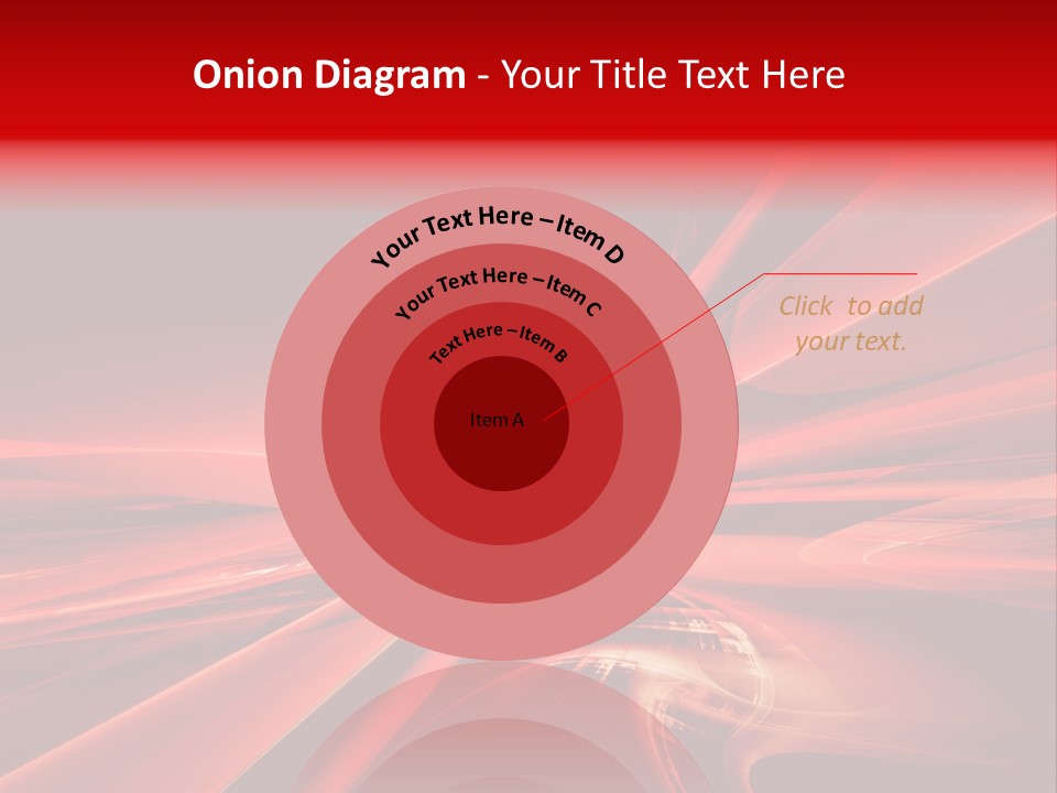 Red Wallpaper Abstract PowerPoint Template