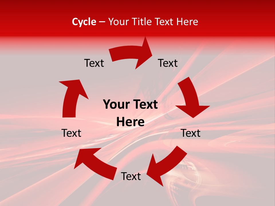 Red Wallpaper Abstract PowerPoint Template