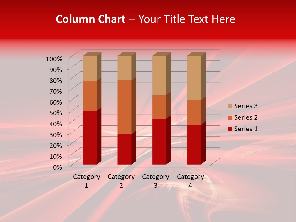 Red Wallpaper Abstract PowerPoint Template