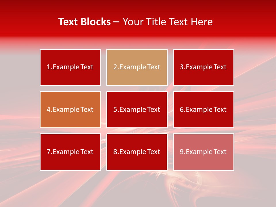 Red Wallpaper Abstract PowerPoint Template