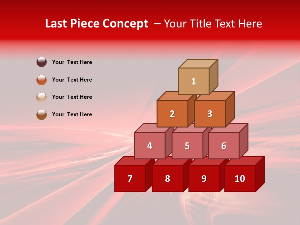 Red Wallpaper Abstract PowerPoint Template