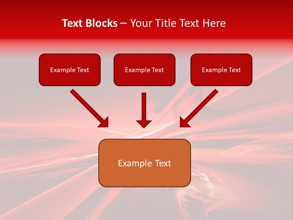 Red Wallpaper Abstract PowerPoint Template