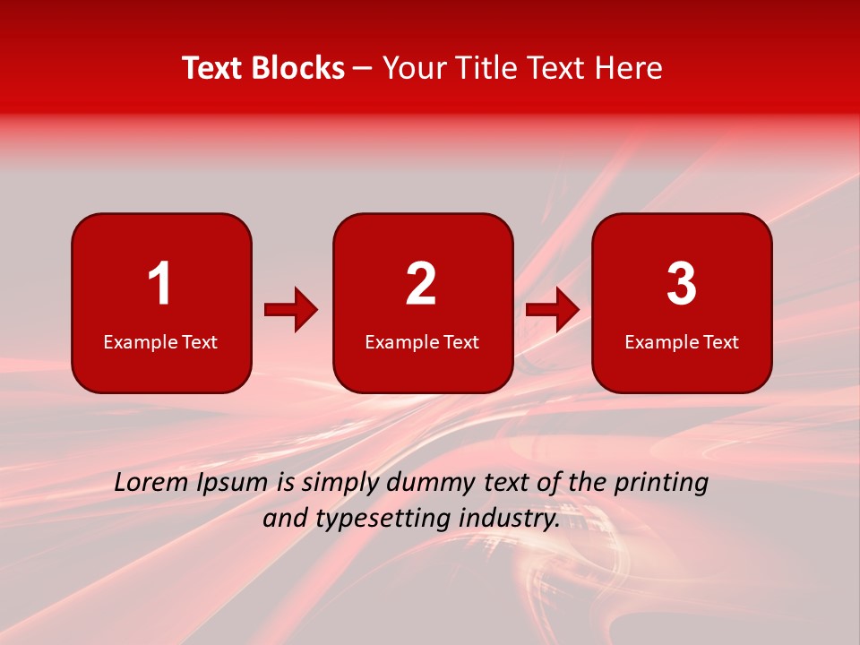 Red Wallpaper Abstract PowerPoint Template