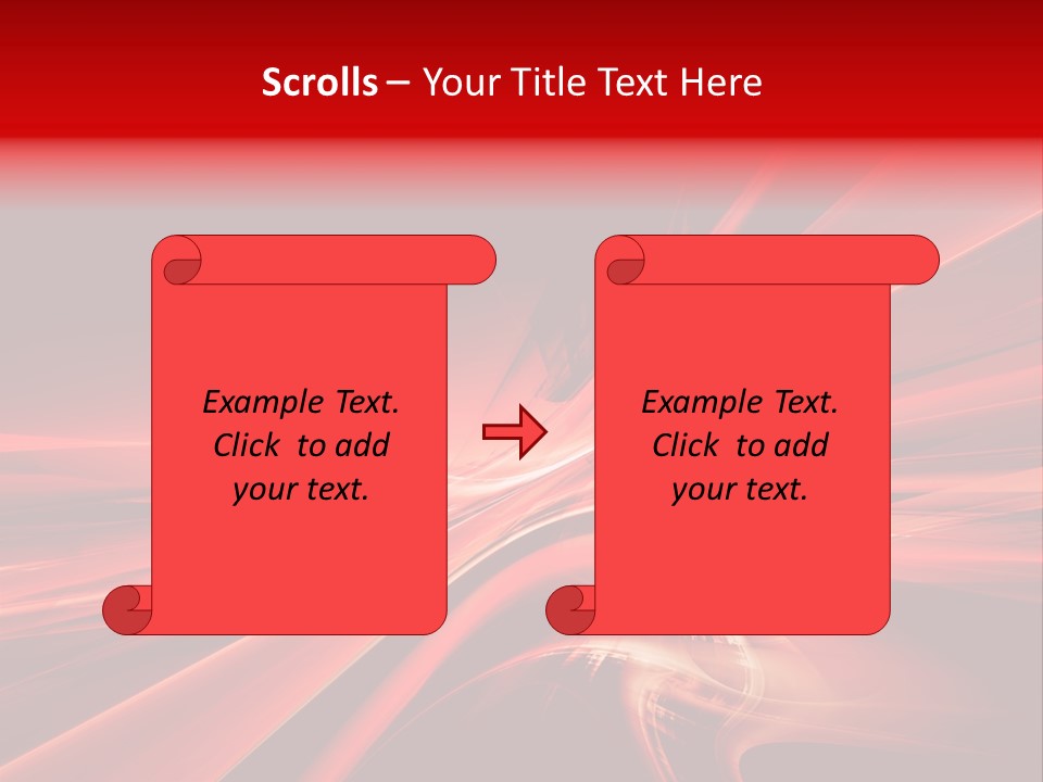 Red Wallpaper Abstract PowerPoint Template