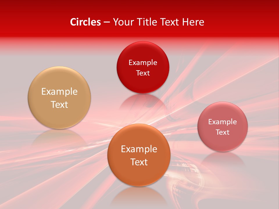 Red Wallpaper Abstract PowerPoint Template