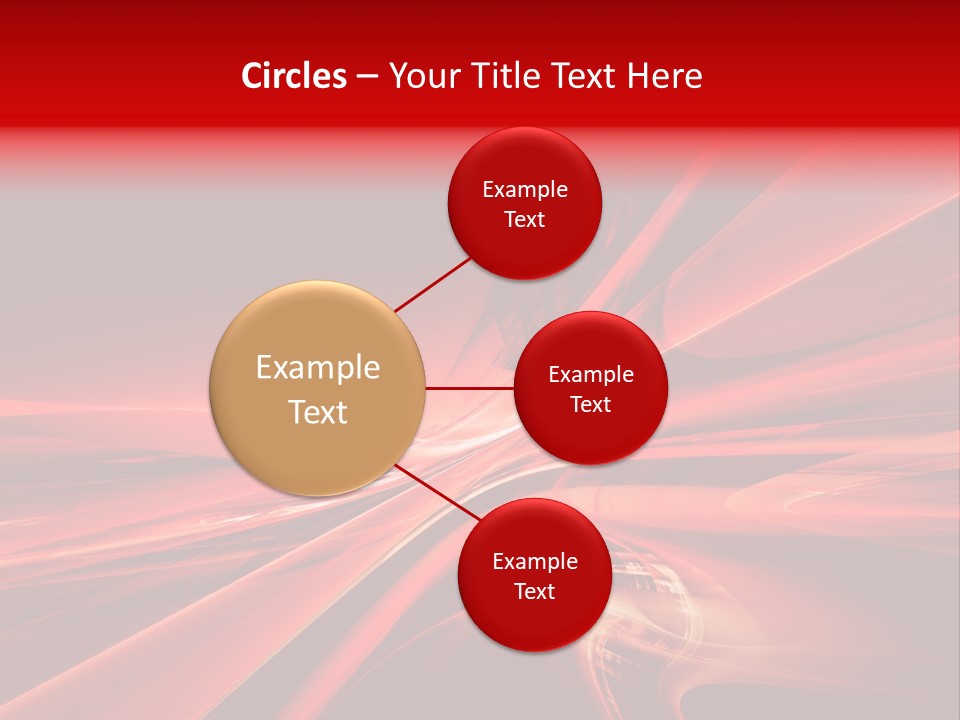 Red Wallpaper Abstract PowerPoint Template