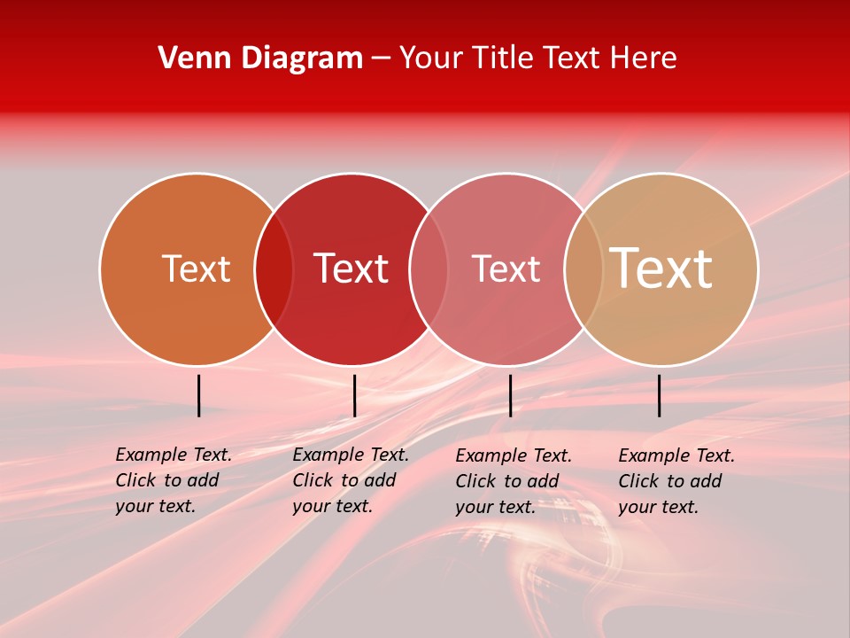 Red Wallpaper Abstract PowerPoint Template